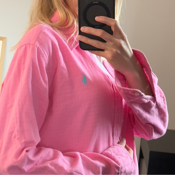 Ralph Lauren Vibrant Pink Casual Shirt, size:L, 100% cotton - Picture 4 of 17